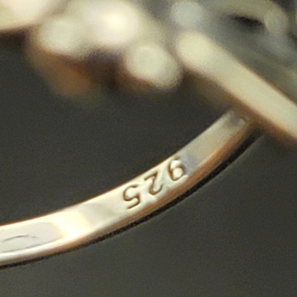 Elegant 925 Sterling Silver Womens Dragonfly Ring Size 9 - Picture 8 of 11